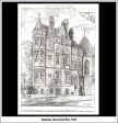 Presbytery, Children of the Sacred Heart, Camberwell New Road - The Building News. Antique Print, Lithograph 1876. For Cheap