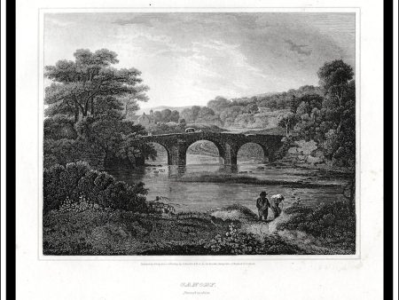 Canoby, Dumfrieshire, Scotland. Antique Print, Copper Plate Engraving 1815 Hot on Sale