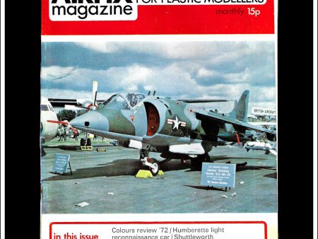 Airfix Magazine, February, 1973. Cover - American Marines Hawker Harrier. For Cheap