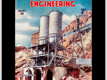 Wonders Of World Engineering Magazine No. 26. 1937. Cover - Concrete Mixing Plants Used In The Building Of The Boulder Dam. Hot on Sale