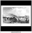 The Hoe & Citadel, Plymouth, Devonshire, England. Antique Print, Steel Engraving c. 1830. Discount