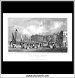 The Marine Parade And New Droit House, Margate, Kent, England. Antique Print, Steel Engraving 1830. Online now