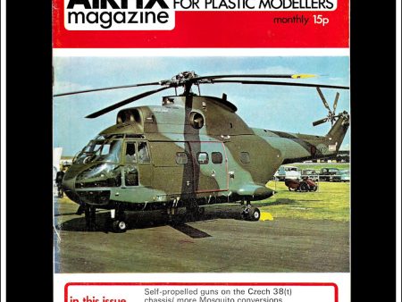 Airfix Magazine, April, 1973. Cover - Westland-Aerospatiale Puma Helicopter. For Discount