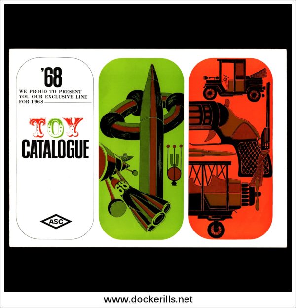 Sales Catalogue   Brochure for Aoshin Co., Ltd.   ASC Japan, 1968. Tin Plate Toys. (Digital Copy) Incl. Batman, Thunderbird Toys etc. Fashion