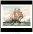 The Victory, Launched 1765, Her Majesty s Navy. Antique Print c. 1870. For Sale