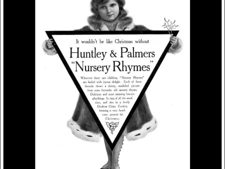 Huntley & Palmers  Nursery Rhymes . Original Vintage Advert From December 2nd, 1905. on Sale