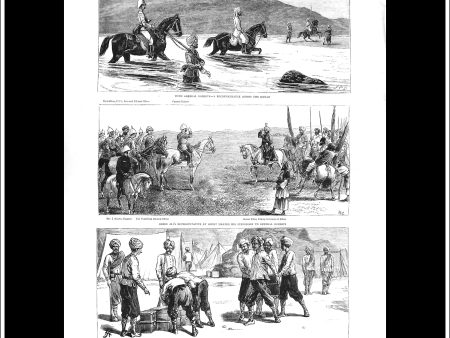 The Afghan War. Antique Print, Wood Engraving, The Graphic Full Page, March 8th, 1879. Online Hot Sale