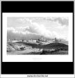 Preston From The North, Lancashire, England. Antique Print, Steel Engraving c. 1830. Online Hot Sale