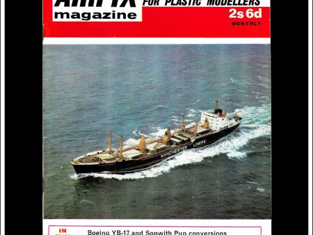 Airfix Magazine, April, 1969. Cover - Manchester Lines General Cargo Ship  Manchester . Online Sale