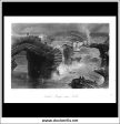 Natural Bridges Near Kilkee, Co. Clare, Ireland. Antique Print, Steel Engraving c. 1840. For Sale