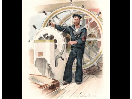 2nd Class Petty Officer, Her Majesty s Navy. Antique Print c. 1890. Online Hot Sale