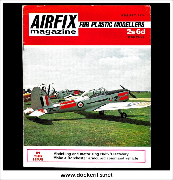 Airfix Magazine, August, 1970. Cover - Chipmunk WK521 Of  The Skylarks  Aerobatic Team. Discount