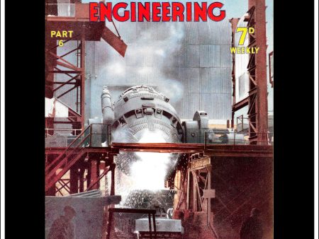 Wonders Of World Engineering Magazine No. 6. 1937. Cover - Molten Steel Being Poured From A Giant Skip Into A Casting. For Discount