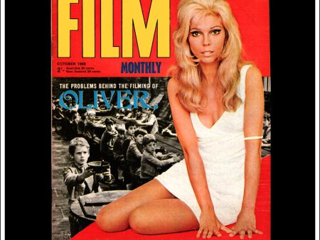 Photoplay Film Magazine, October, 1968, Vol. 19, No. 10. Oliver, Nancy Sinatra Cover. Online Hot Sale