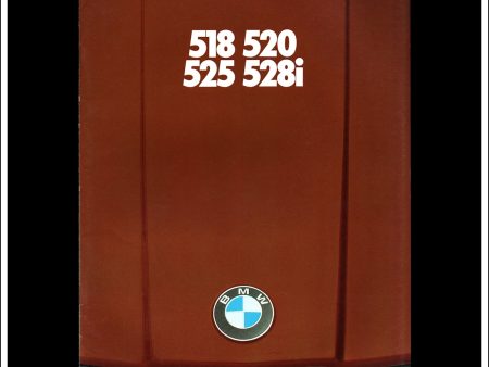 BMW 518 520 525 528i Sales Brochure For 1977. Supply