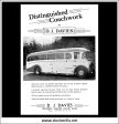 D.J. Davies Luxury Coach. Original Vintage Advert From December, 1950. Bebbs Super Luxury Radio Coaches For Discount