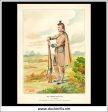 The London Scottish Volunteers, Her Majesty s Army. Antique Print c. 1890. on Sale