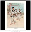 A Boarding Party, Her Majesty s Navy. Antique Print c. 1890. Supply