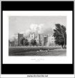 Raby Castle, County Durham, England. Antique Print, Steel Engraving c. 1830. Online now