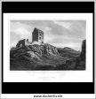 Smallholm Tower, Roxburghshire, Scotland. Antique Print, Copper Plate Engraving 1815 For Cheap