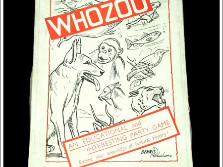 Whozoo, Dennis Productions, Vintage Party Game. Fashion