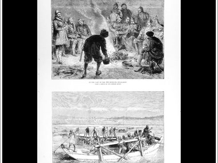 The War In Afghanistan, At The Camp Of The 10th Hussars, Jellalabad. Antique Print, Wood Engraving, The Illustrated London News Full Page, April 12th, 1879. Hot on Sale