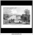 Tehiddy-House, Cornwall, England. Antique Print, Steel Engraving c. 1830. Hot on Sale