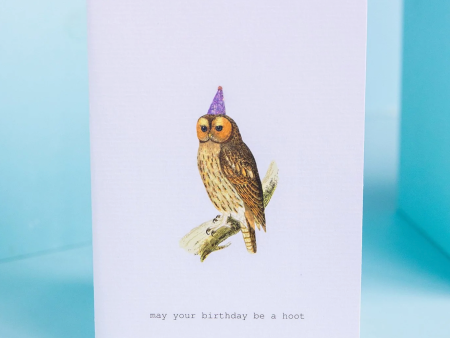 Birthday Hoot Greeting Card For Sale