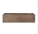 Reclaimed Wood Wall Container with 3 Sections Online Sale