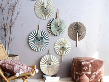 Hand-Woven Bamboo Fans with Handles Fashion