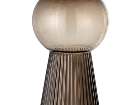 Glass Vase With Pedestal Base Fashion