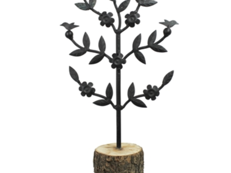 Iron and Wood Bola Tree Fashion