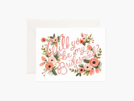 Will You Be My Bridesmaid? Card Online now