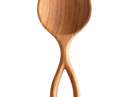 Hand-Carved Doussie Spoon with Handle For Cheap