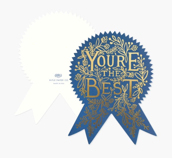 You re The Best Blue Ribbon Card Supply