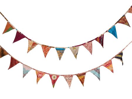 Vintage Kantha Quilt Garland Discount